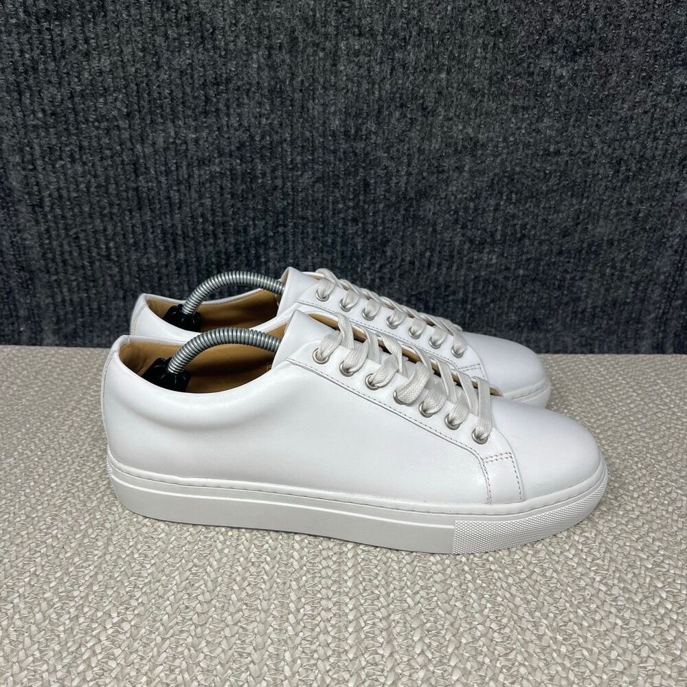 NEW Thursday Boot Company Premier Low Top Sneakers White Leather Women’s 8.5 US